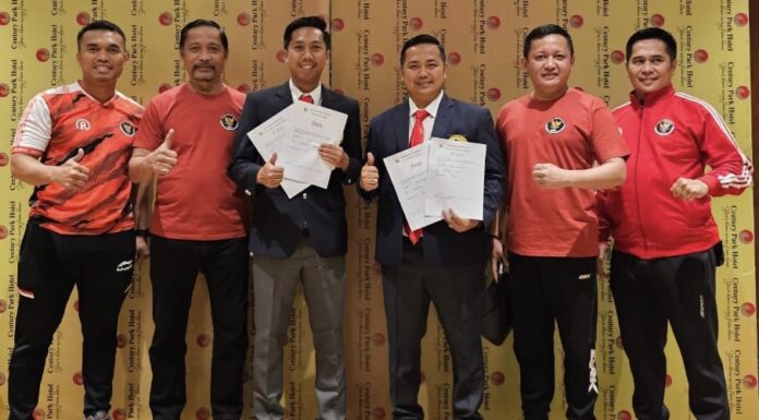 Seluruh wasit INKANAS yang ujian, LULUS level ASIA